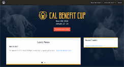 Desktop Screenshot of calbenefitcup.com