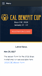 Mobile Screenshot of calbenefitcup.com